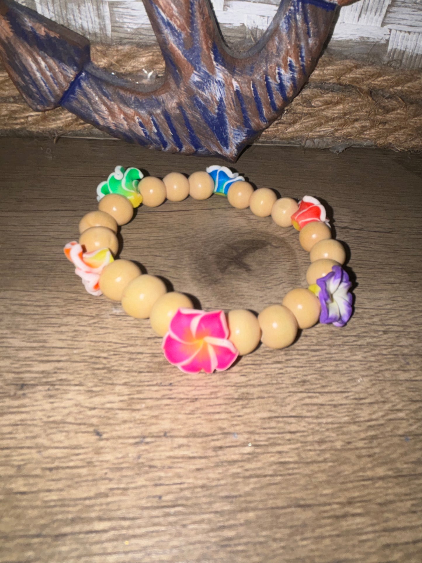 Aloha - Single Beaded Bracelet (choose color)