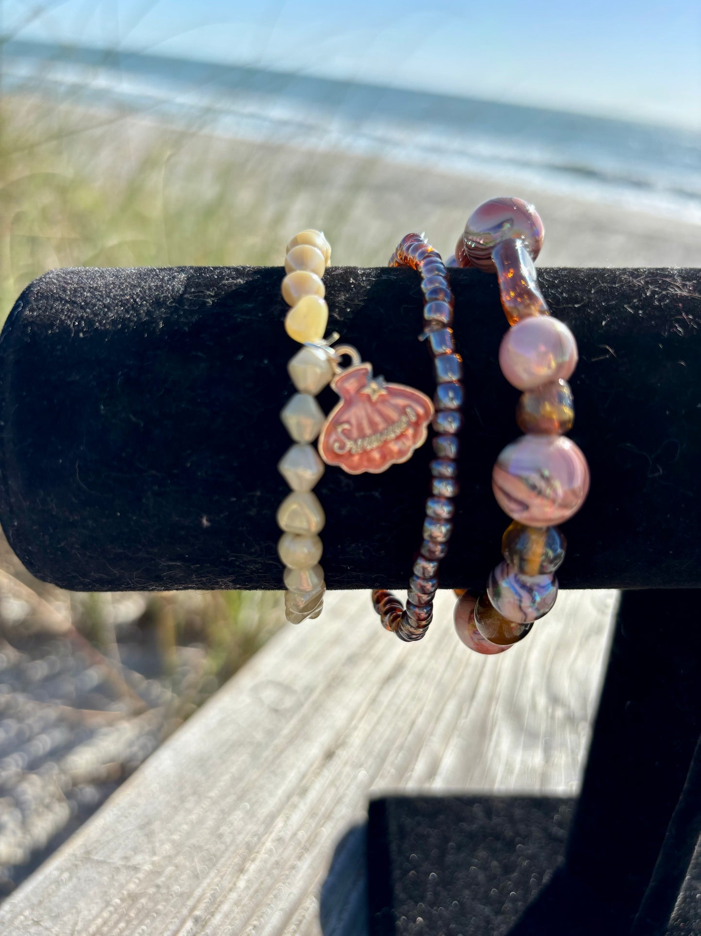 Bronze Goddess - Beachy Boho Stacked Bracelet Set