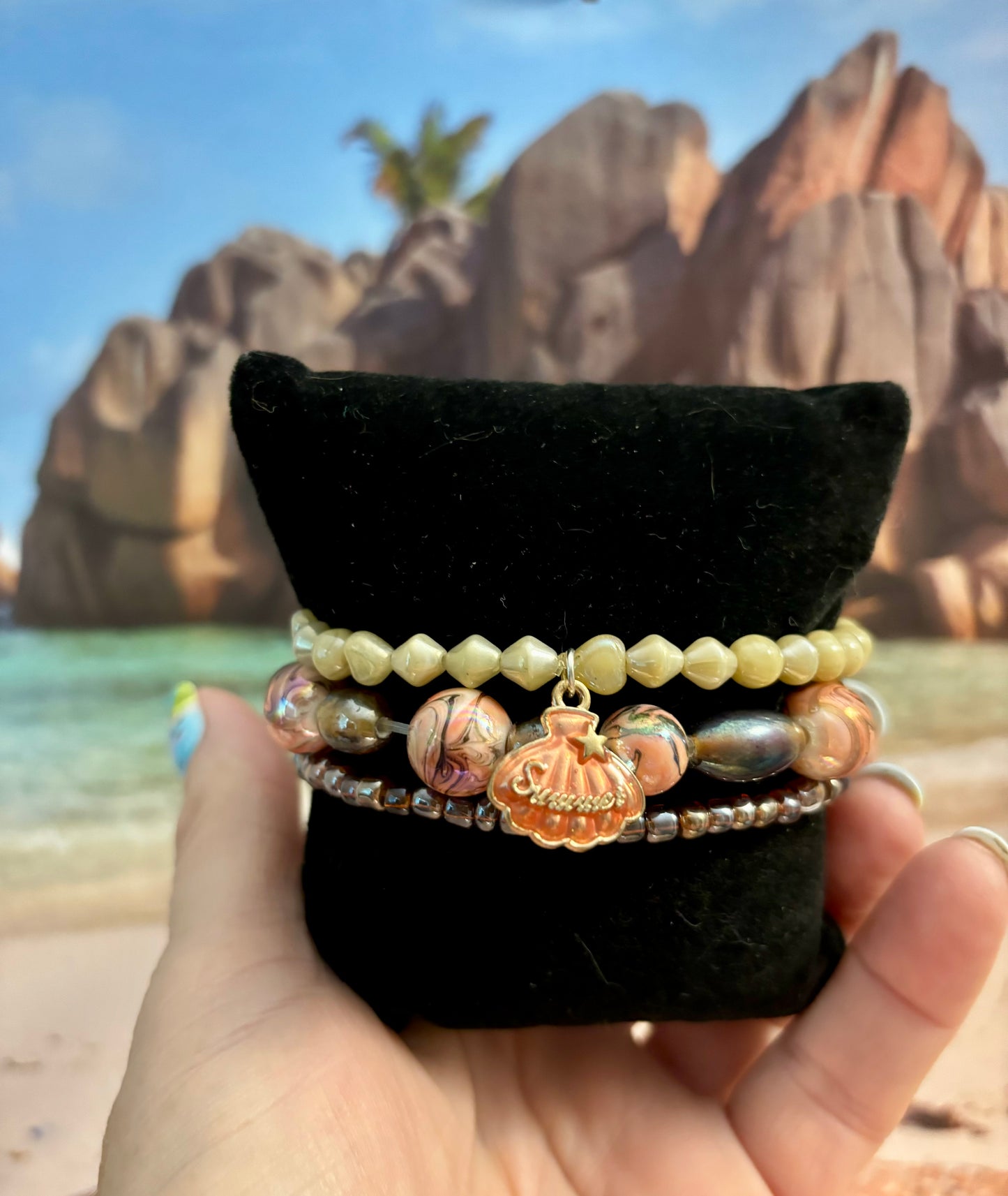 Bronze Goddess - Beachy Boho Stacked Bracelet Set