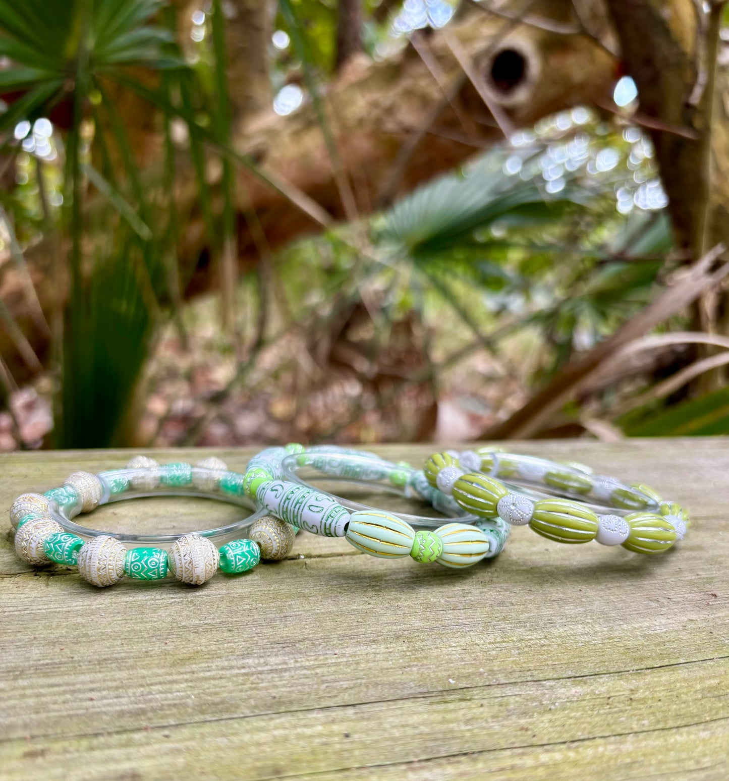 Summer Vibes - 3 Piece Stretchy Boho Bracelet Stack