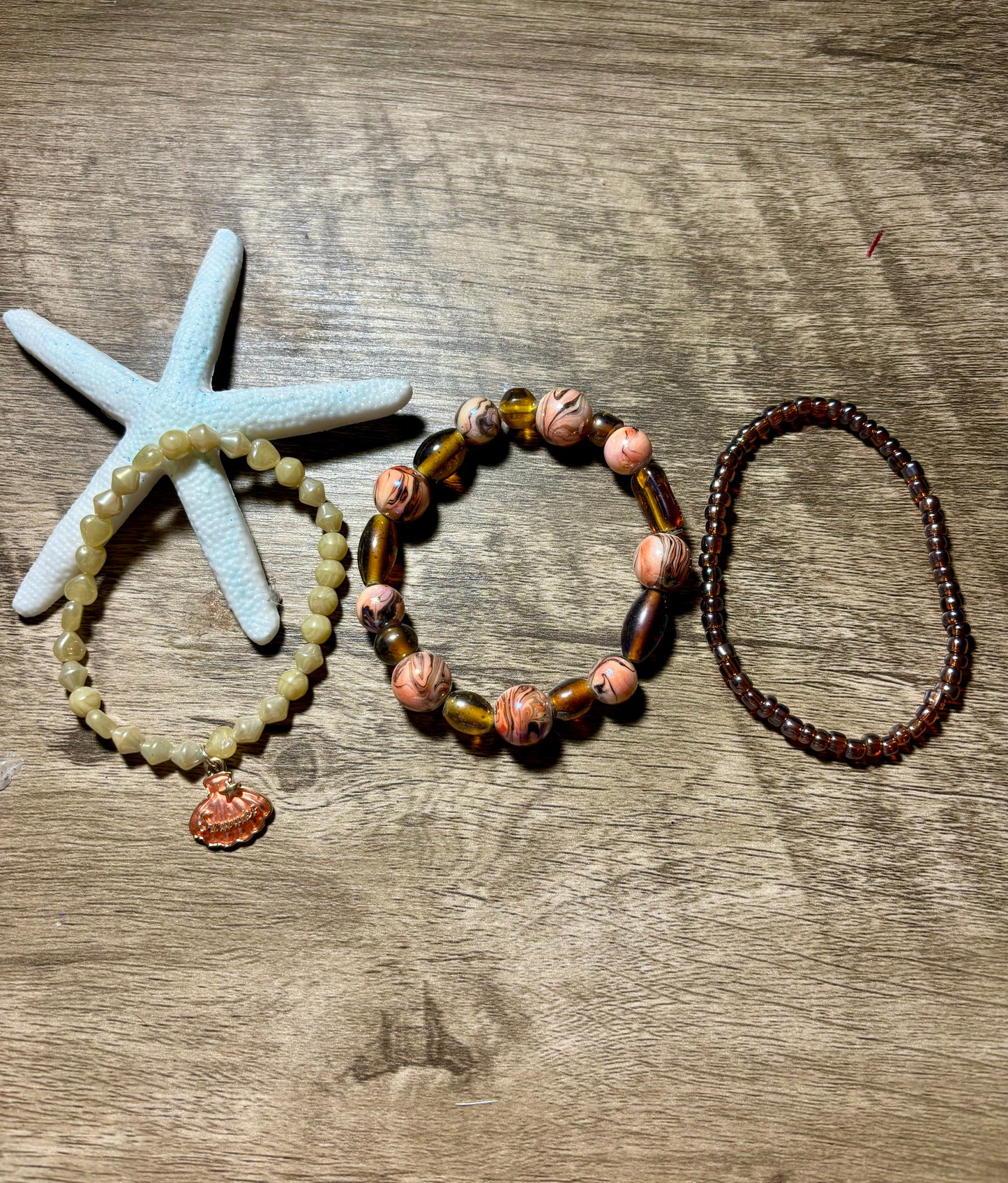 Bronze Goddess - Beachy Boho Stacked Bracelet Set