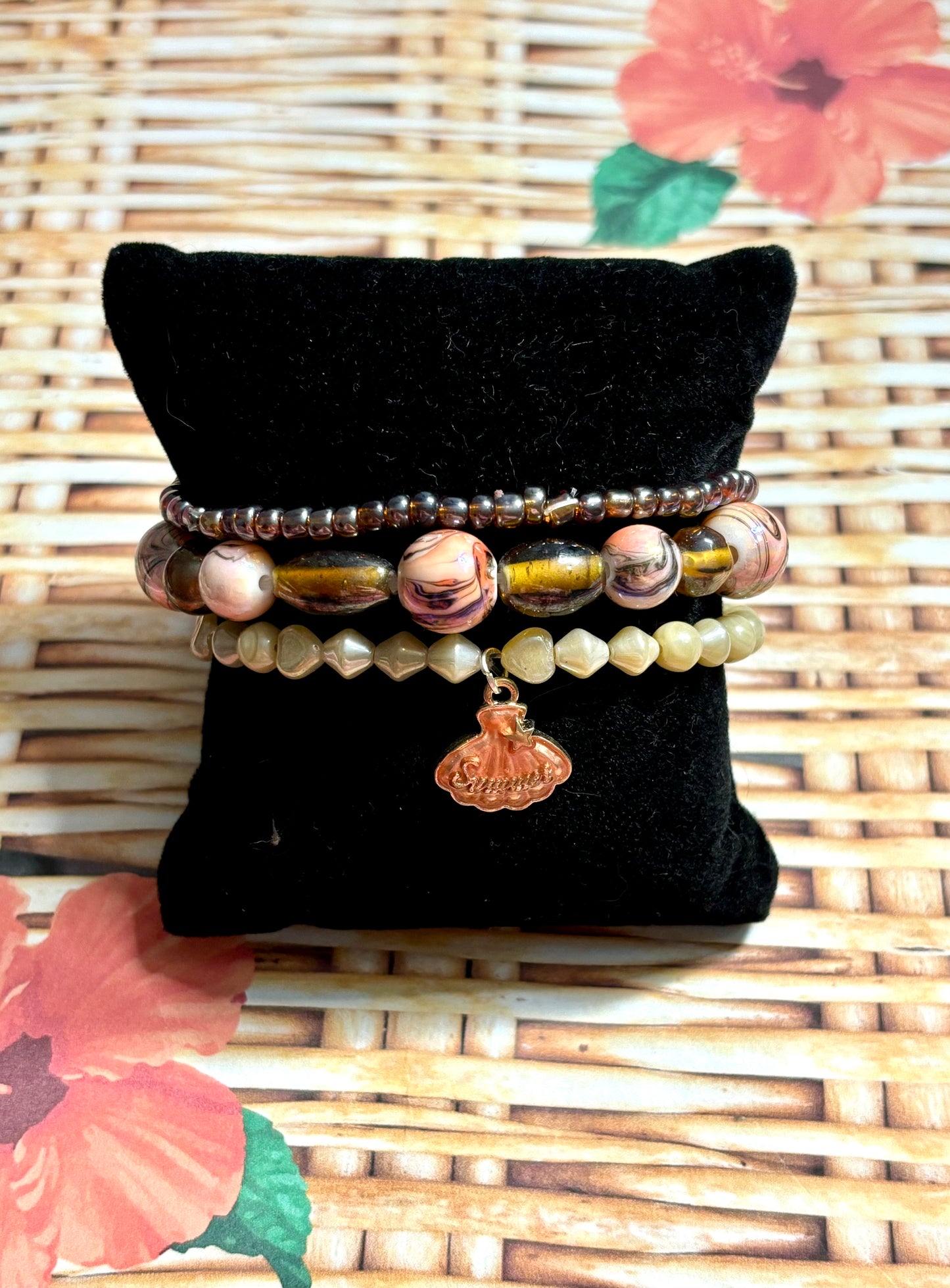 Bronze Goddess - Beachy Boho Stacked Bracelet Set