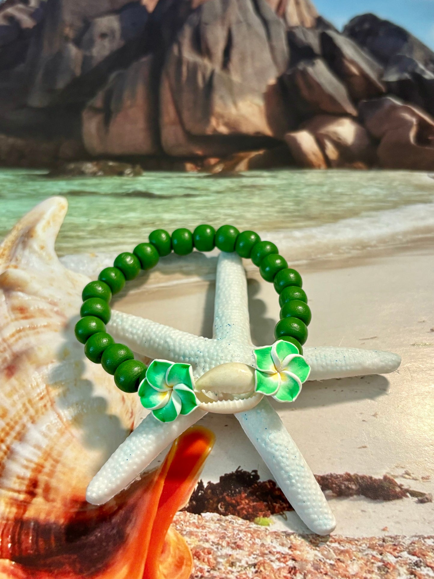 Hawaiian Vacation - Single Beaded Bracelet