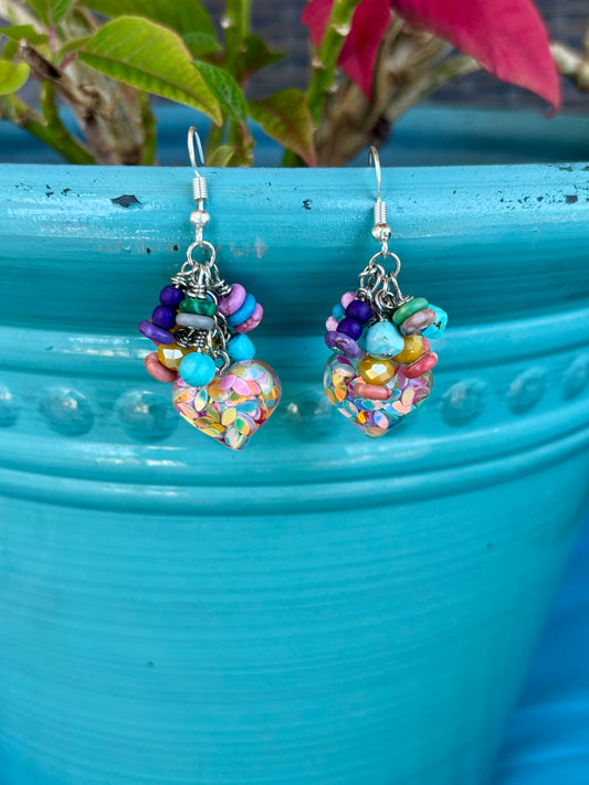 Bohemian Charm - Bead Dangle Earrings