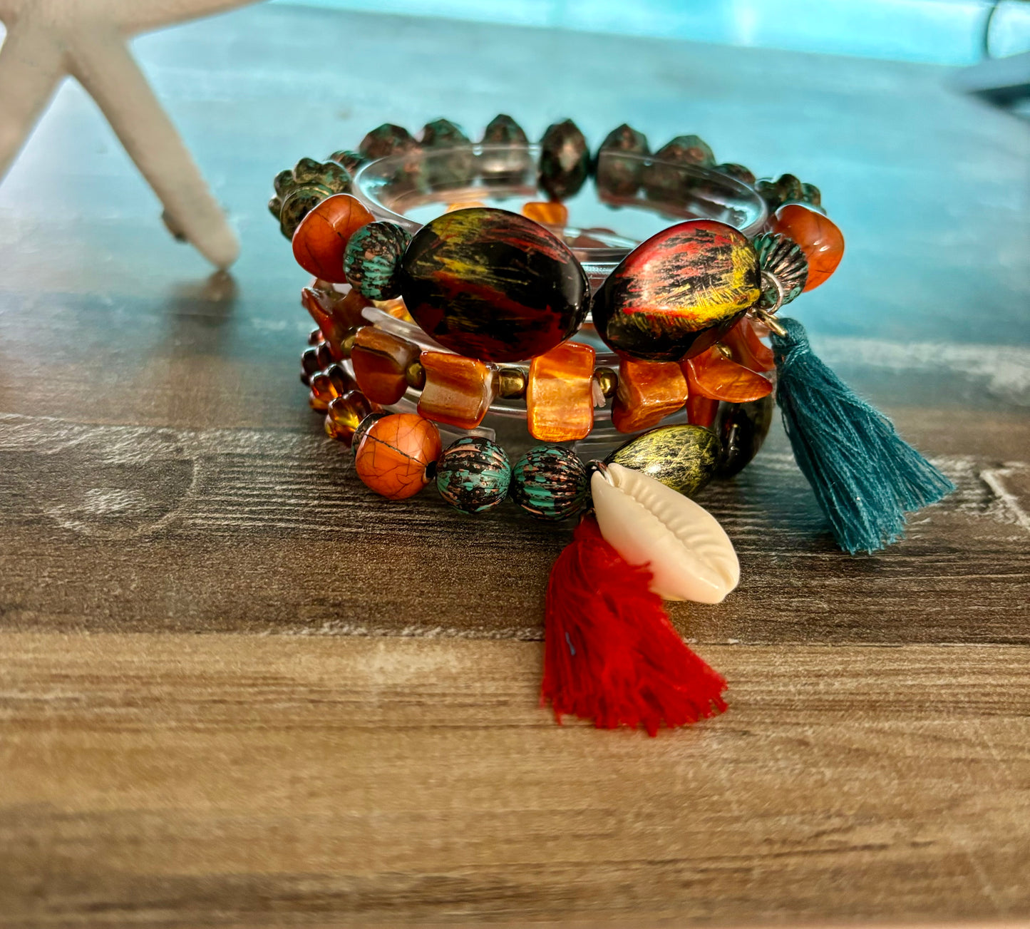 Boho Chick - Stacked Beachy Boho Bracelets